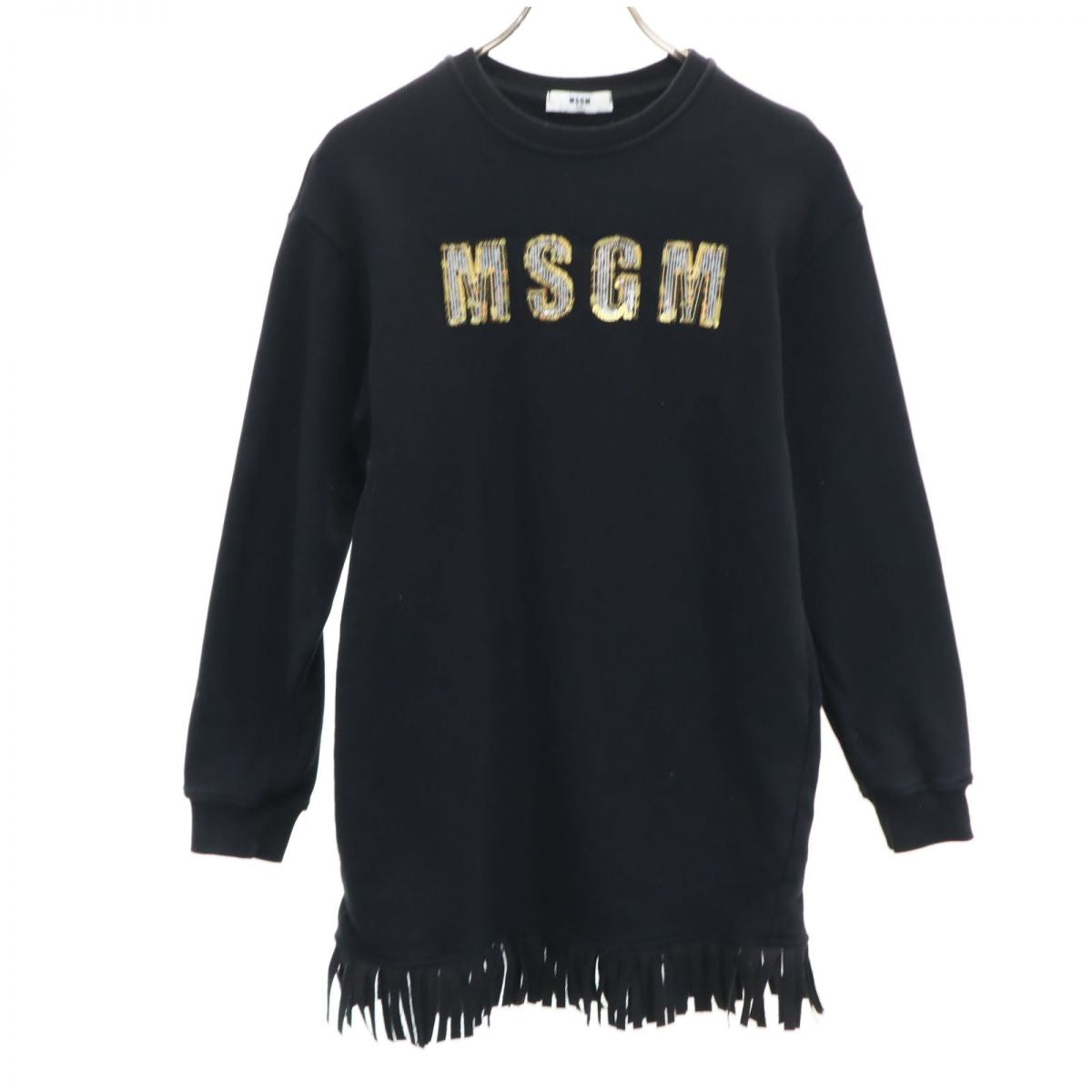 MSGM エムエスジーエム 長袖 スウェット トレーナー 14 ブラック系 裏起毛 キッズ