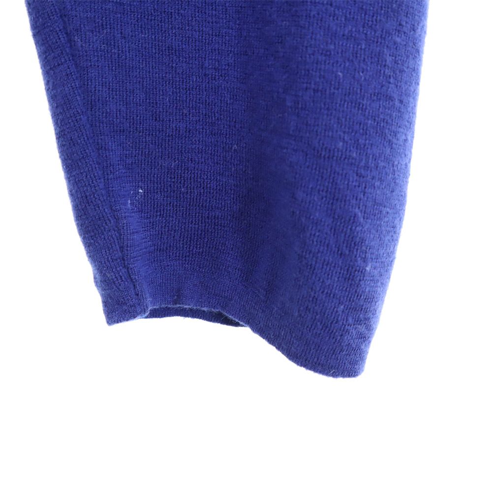 mila schon ミラショーン 日本製 ウール 長袖 カーディガン 42 ブルー レディース