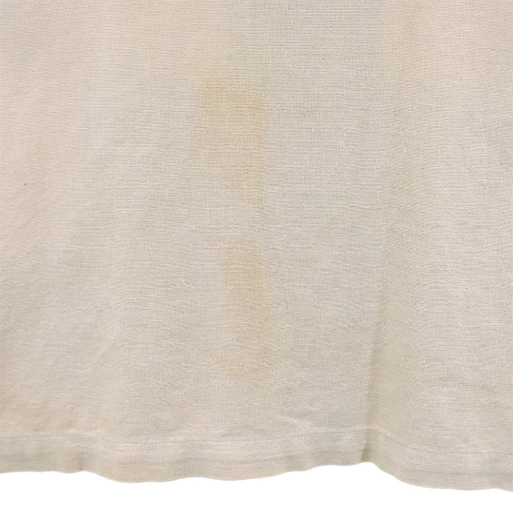 ERIKA&CO 80s 90s オールド 長袖 リネンブレンド ジップパーカー M ベージュ ERIKA&CO メンズ