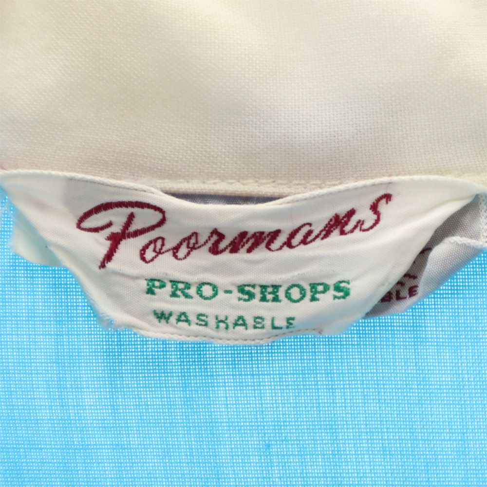 キングルイ 70s USA製 ヴィンテージ ボーリングシャツ 半袖 オープンカラー シャツ L ブルー系 KING LOUIE メンズ