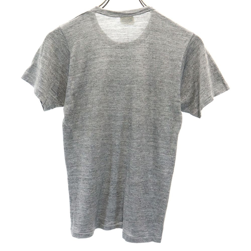 PLAYBOY プレイボーイ 80s ヴィンテージ プリント 半袖 Tシャツ S グレー系 メンズ