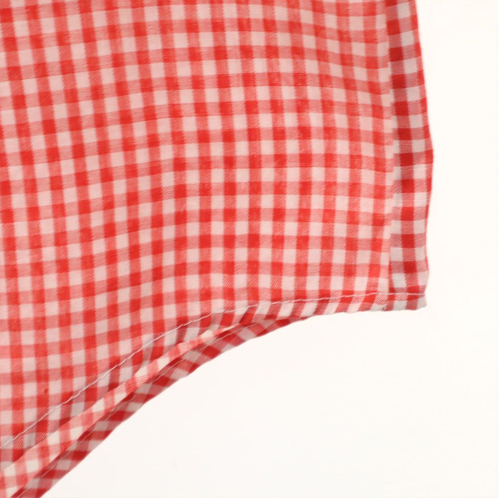 esprit by CAMPUS 70s USA製 ヴィンテージ ギンガムチェック柄 半袖 シャツ M 赤 メンズ