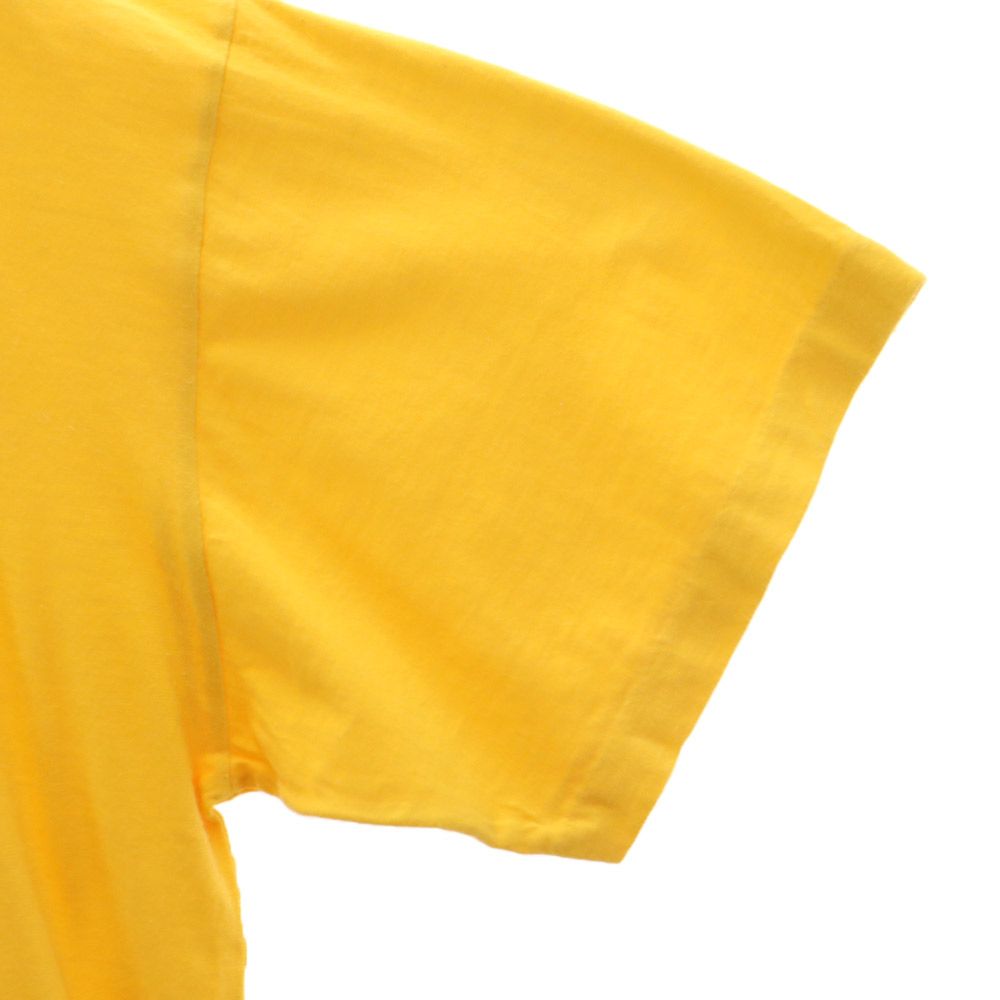 DIA CLUB オールド プリント 半袖 Tシャツ M-L イエロー DIA CLUB メンズ