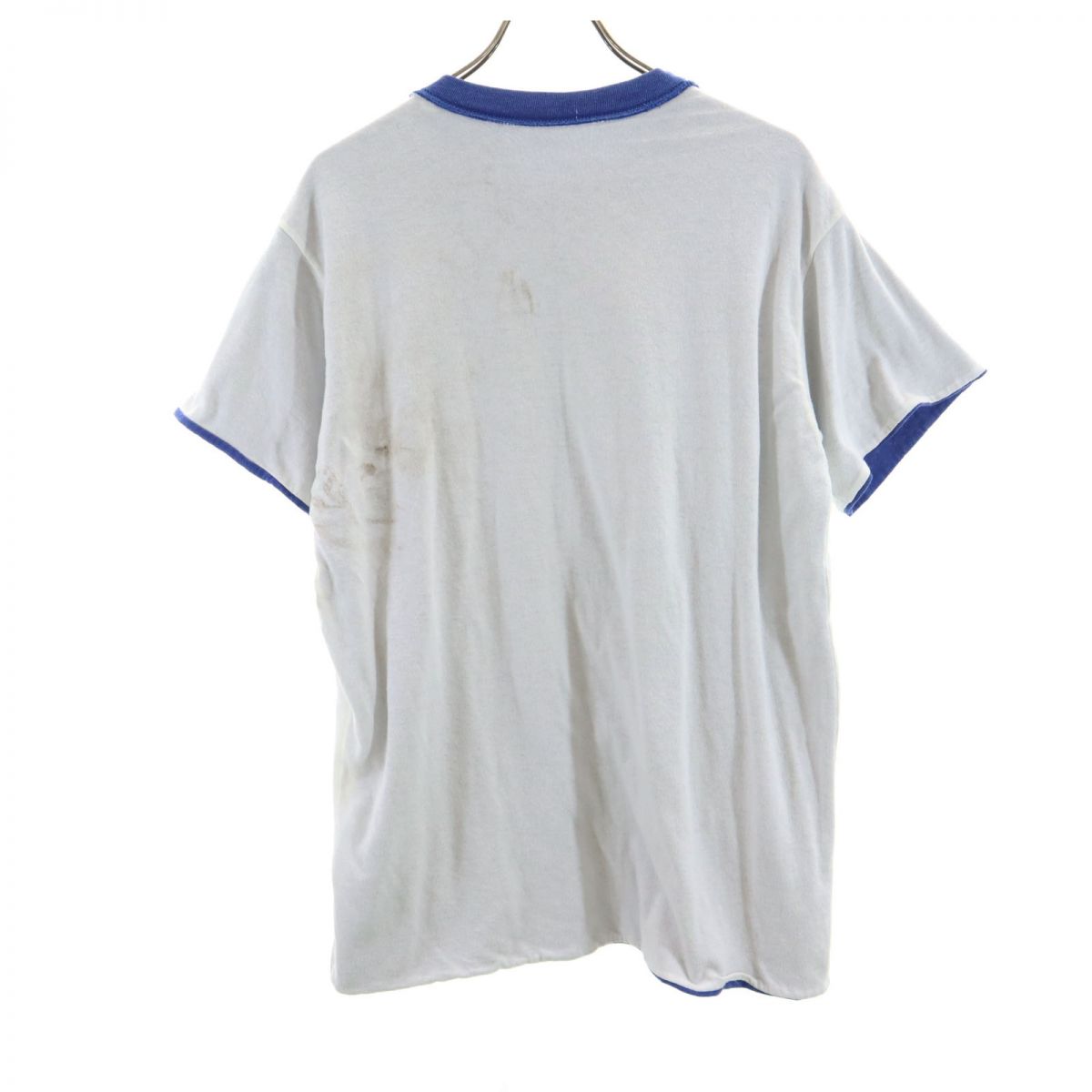 OLD オールド 80s 90s ゲームT 半袖 リバーシブル Tシャツ 青/白 メンズ