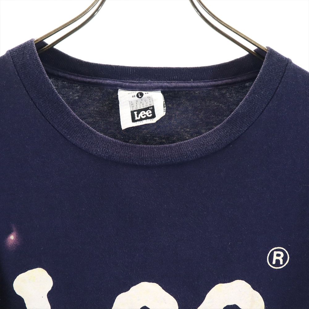 Lee リー 90s USA製 オールド 半袖 Tシャツ L ネイビー メンズ