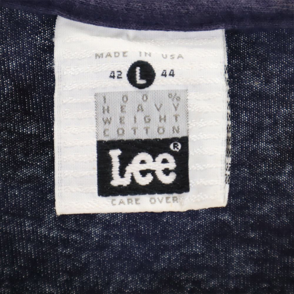 Lee リー 90s USA製 オールド 半袖 Tシャツ L ネイビー メンズ
