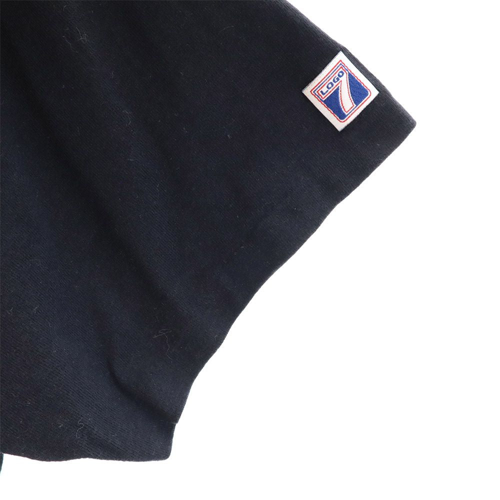 LOGO7 ロゴセブン 90s USA製 オールド 半袖 Tシャツ L ブラック デトロイトレッドウィングス メンズ