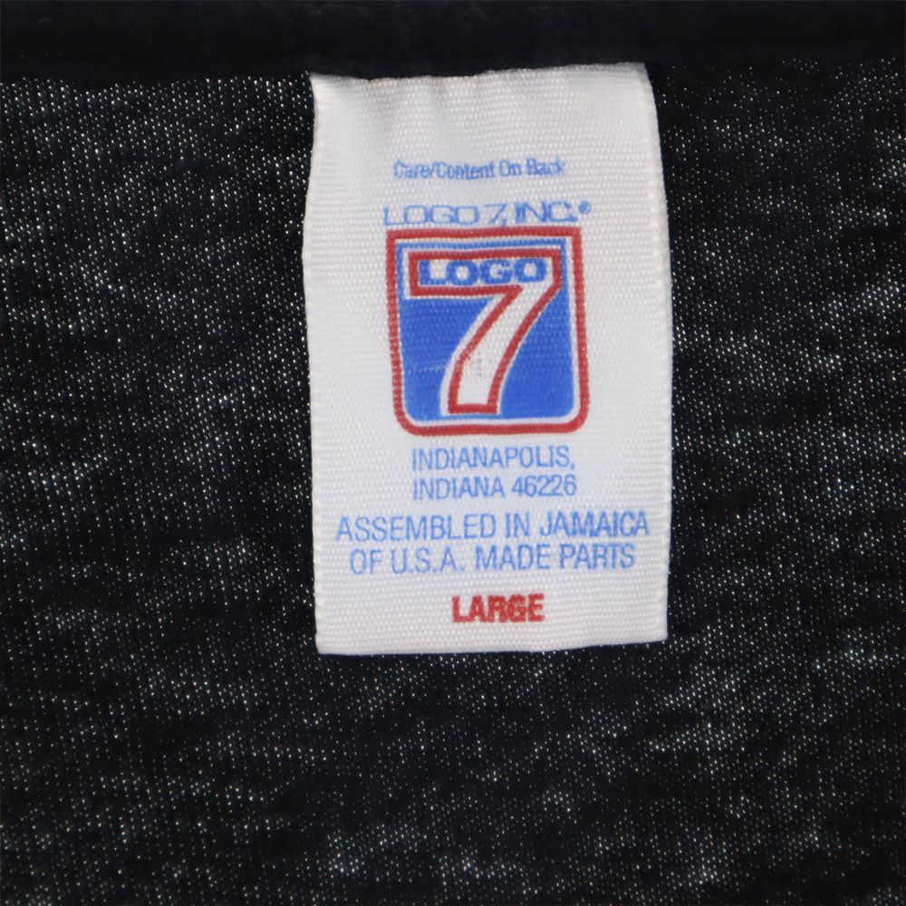 LOGO7 ロゴセブン 90s USA製 オールド 半袖 Tシャツ L ブラック デトロイトレッドウィングス メンズ