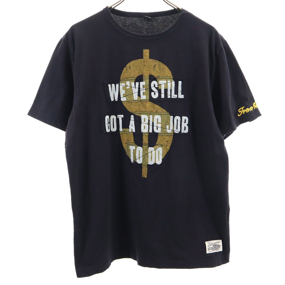 AVIREX アヴィレックス 半袖 Tシャツ XL 黒 メンズ