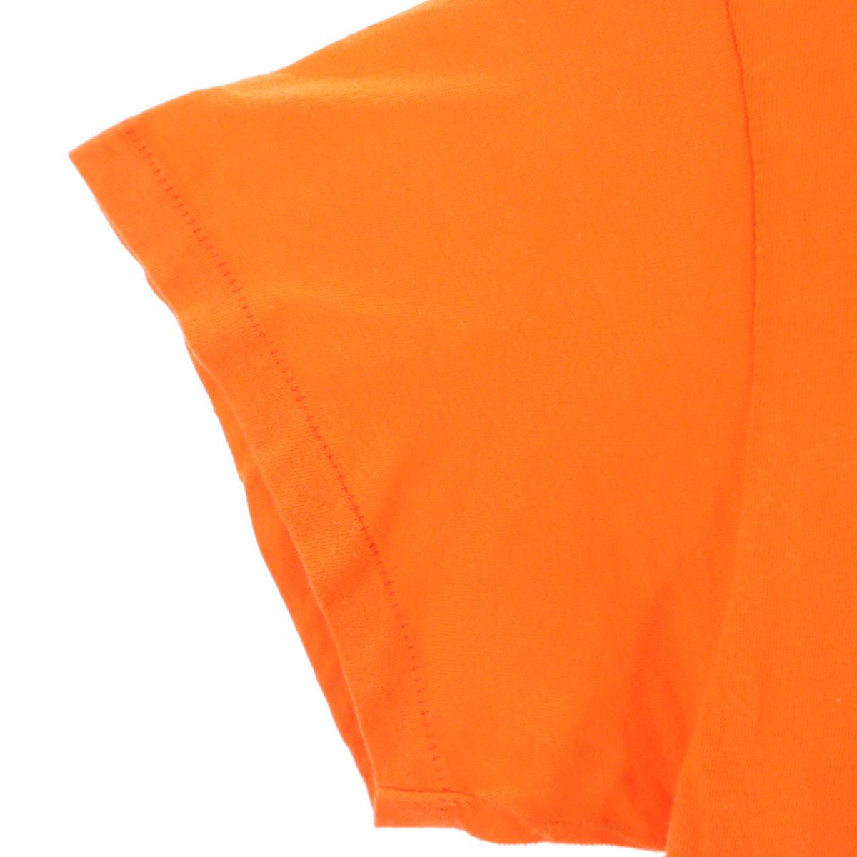 ステッドマン 80s ヴィンテージ プリント 半袖 Tシャツ L オレンジ STEDMAN メンズ