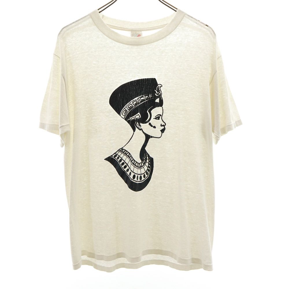 JERZEES ジャージーズ 90s USA製 オールド 半袖 Tシャツ M ホワイト系 メンズ