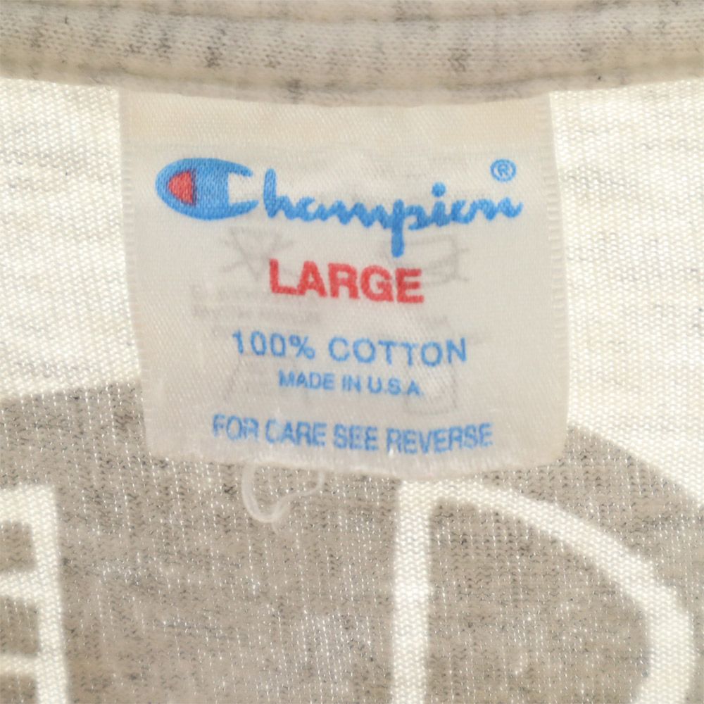 Champion チャンピオン 90s USA製 オールド 半袖 Tシャツ L ホワイト系 メンズ