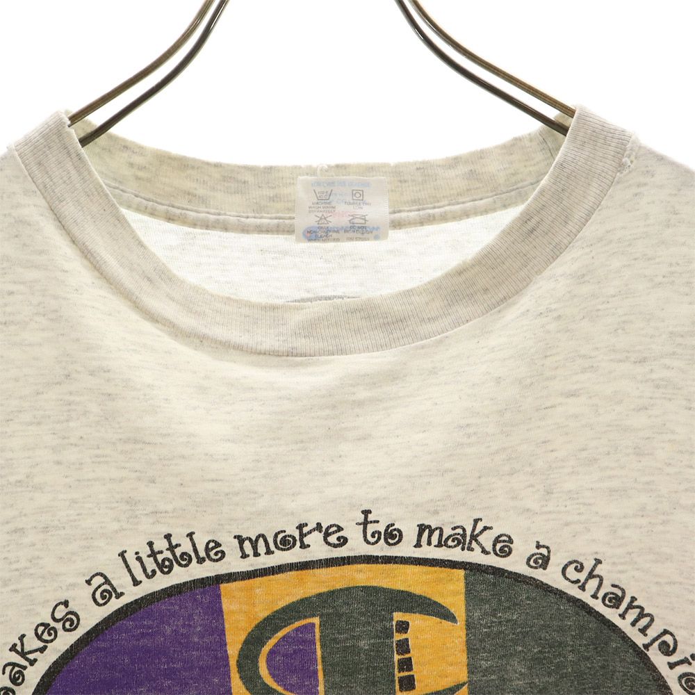 Champion チャンピオン 90s USA製 オールド 半袖 Tシャツ L ホワイト系 メンズ