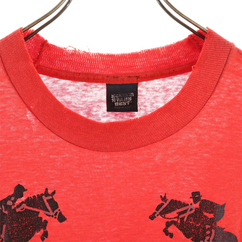 SCREEN STARS BEST スクリーンスターズベスト 90s USA製 オールド 半袖 Tシャツ レッド系 メンズ