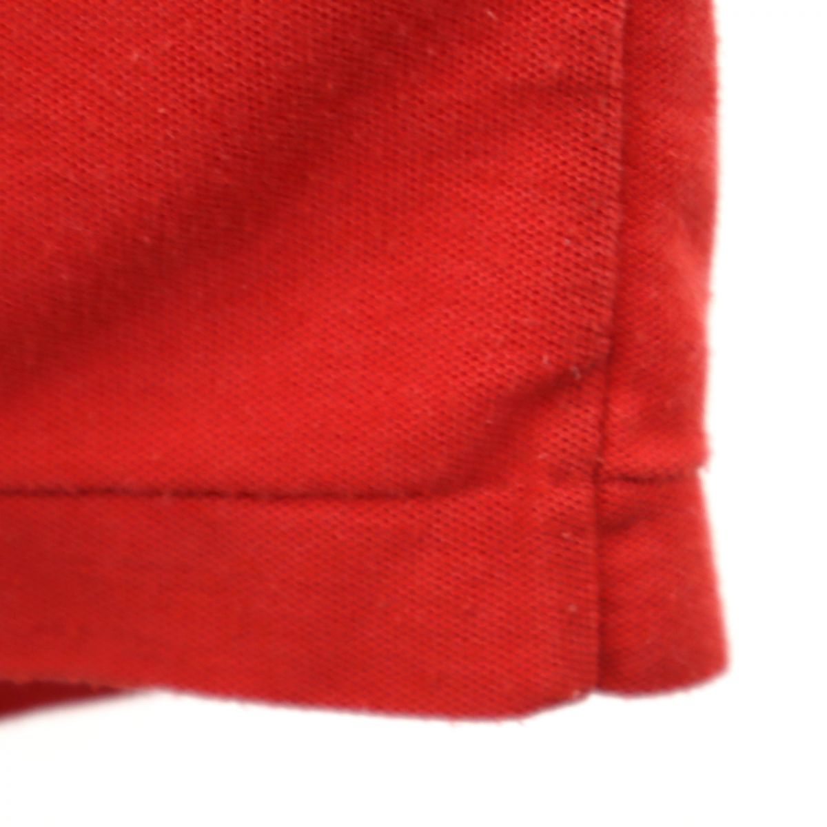 Polo by Ralph Lauren ポロバイラルフローレン 80s USA製 緑タグ ヴィンテージ 半袖 ハーフボタン ポロシャツ XL レッド メンズ