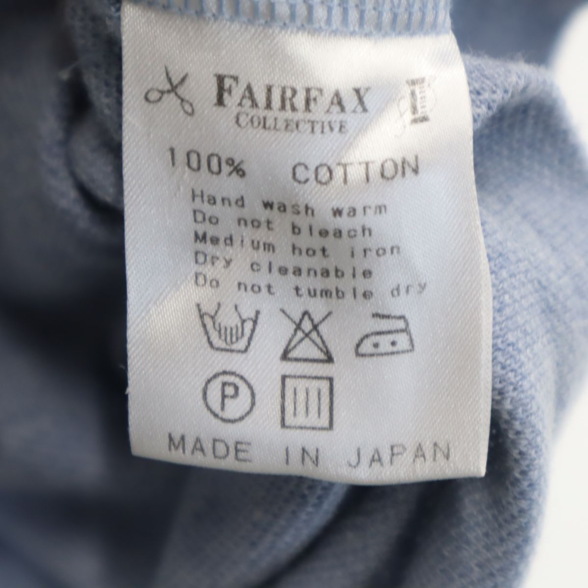 Psycho Bunny サイコバニー 日本製 ゴルフ 半袖 ポロシャツ L ブルー系 鹿の子 メンズ