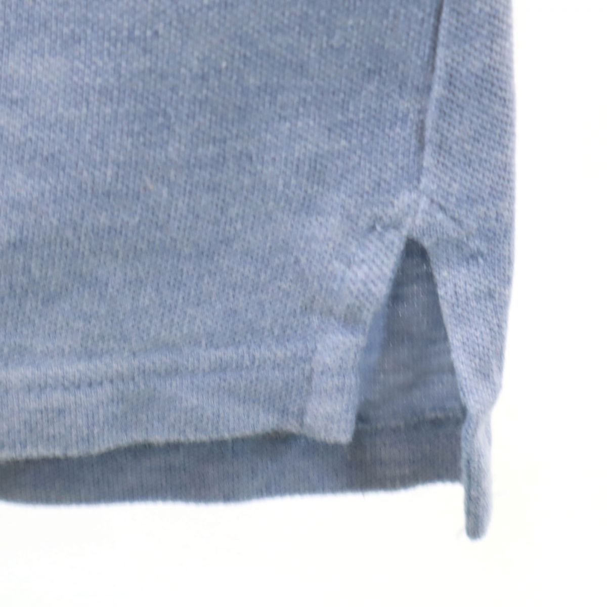 Psycho Bunny サイコバニー 日本製 ゴルフ 半袖 ポロシャツ L ブルー系 鹿の子 メンズ