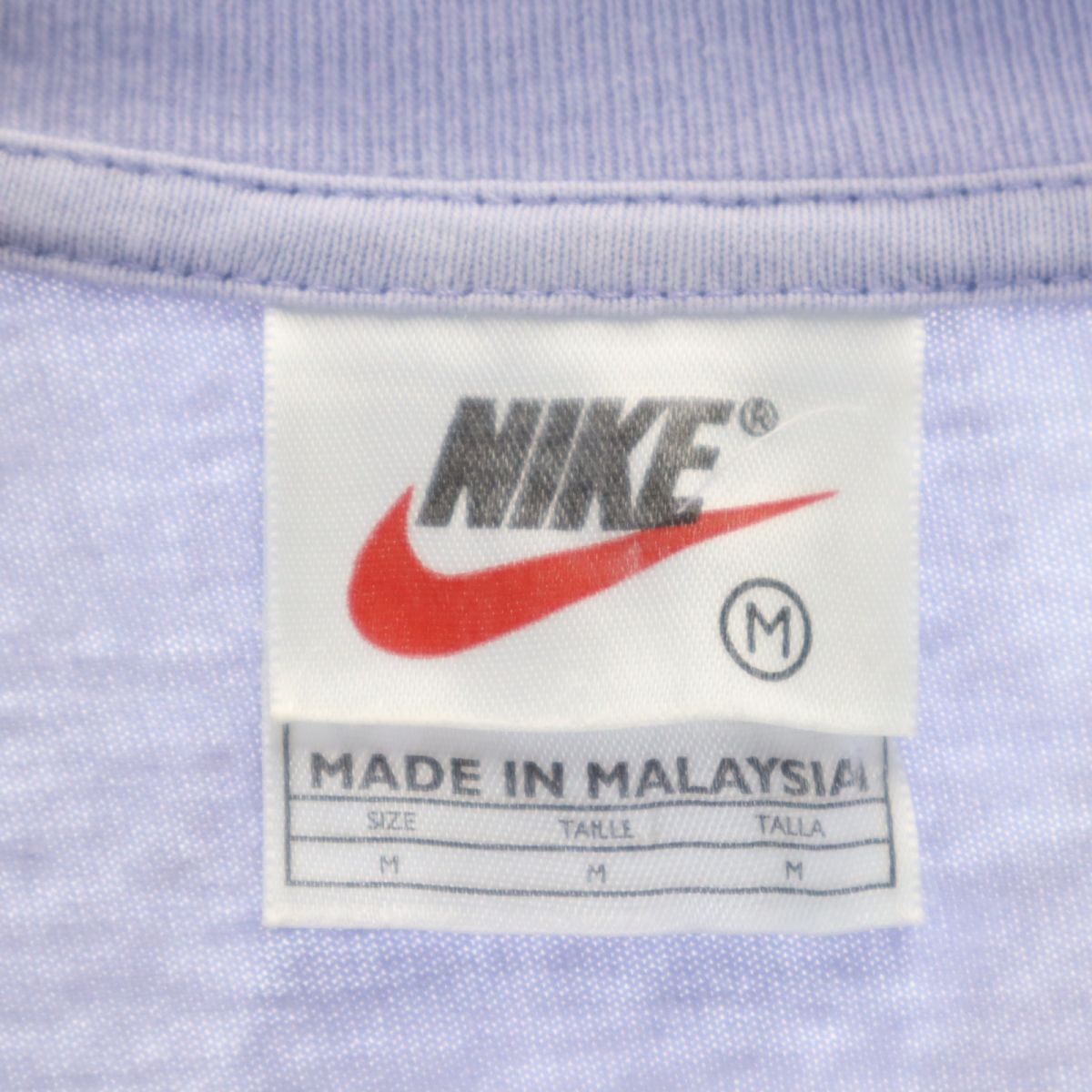 ナイキ 90s 00s 白タグ オールド 半袖 Tシャツ M ブルー系 NIKE メンズ