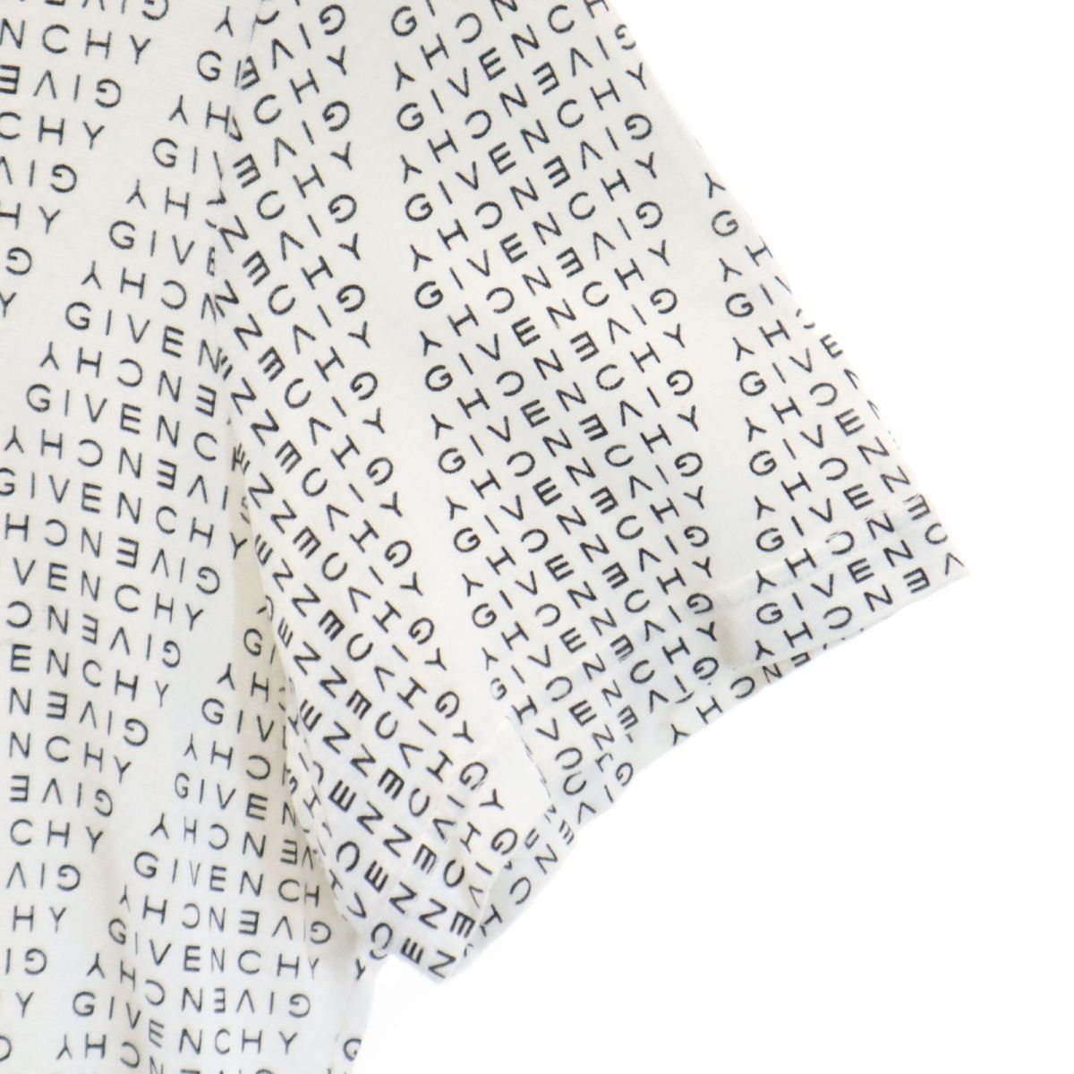 GIVENCHY ジバンシィ 総柄 半袖 Tシャツ L ホワイト レディース