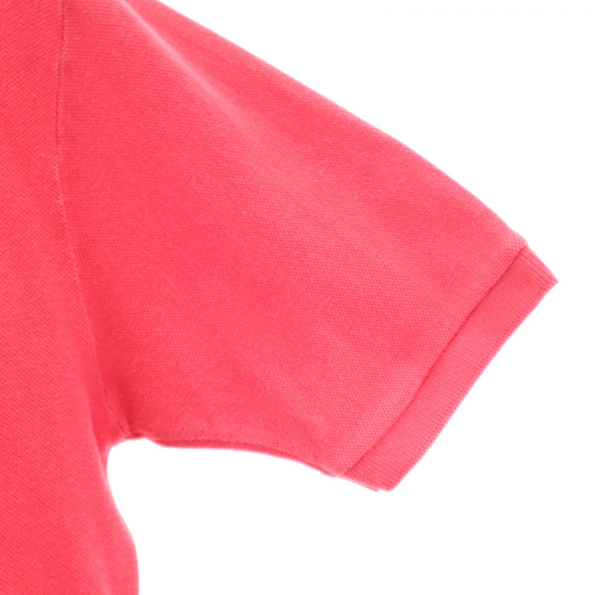 FRED PERRY フレッドペリー イギリス製 半袖 ポロシャツ 40 レッド 鹿の子 メンズ