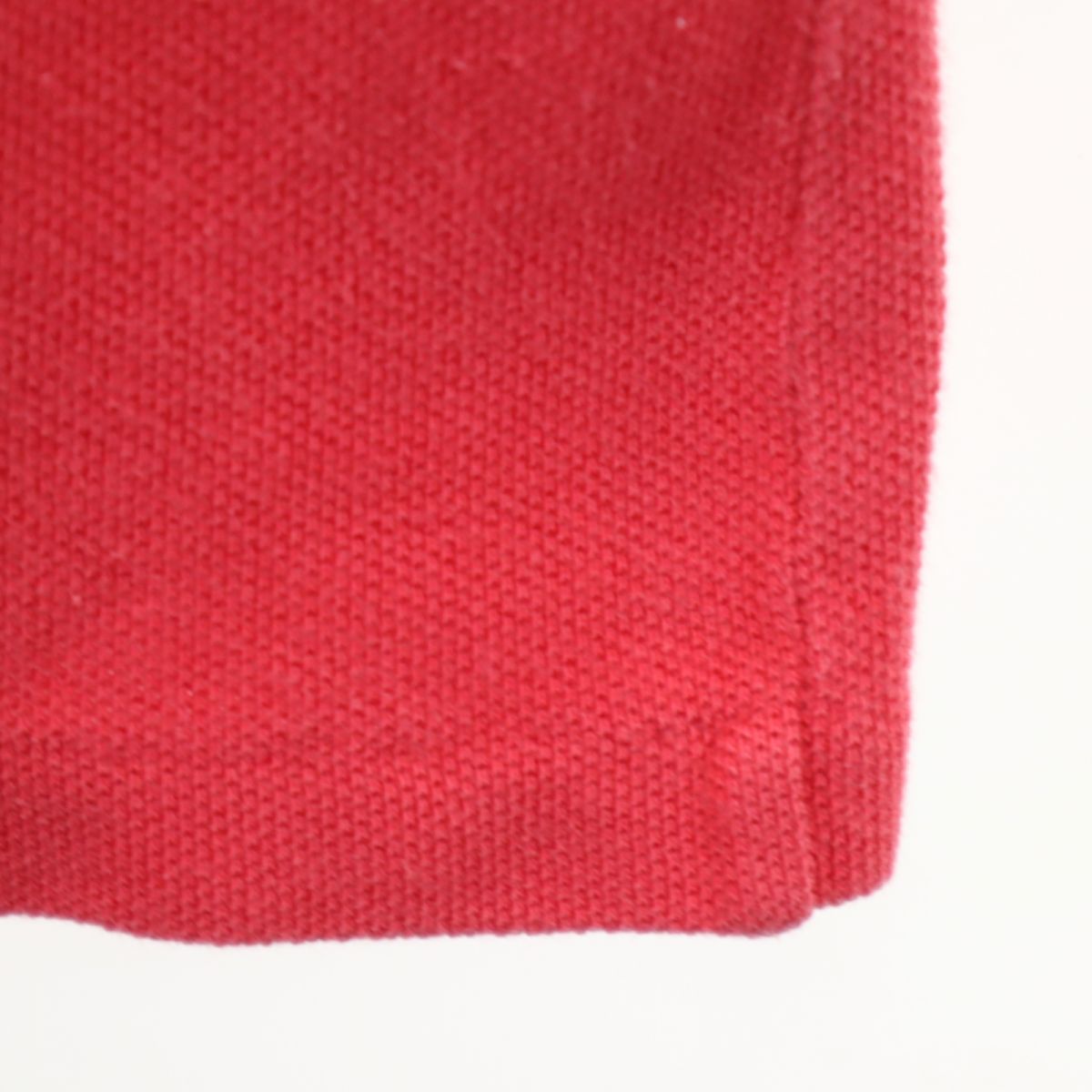 FRED PERRY フレッドペリー イギリス製 半袖 ポロシャツ 40 レッド 鹿の子 メンズ