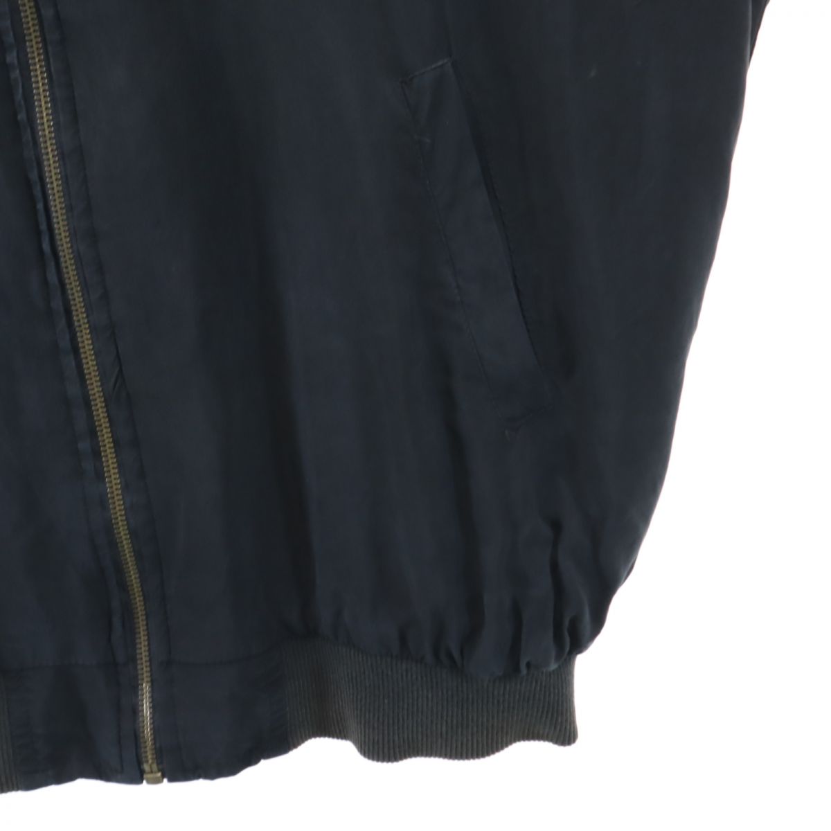 CAPTAIN SANTA キャプテンサンタ バックプリント リバーシブル ジップジャケット ブラック系 メンズ