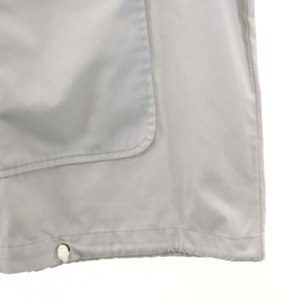 RUSSELL ラッセル 2way ハーフジップ フードジャケット M グレー系 半袖 プルオーバー メンズ