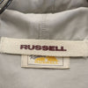 ラッセル 2way ハーフジップ フードジャケット M グレー系 RUSSELL 半袖 プルオーバー メンズ