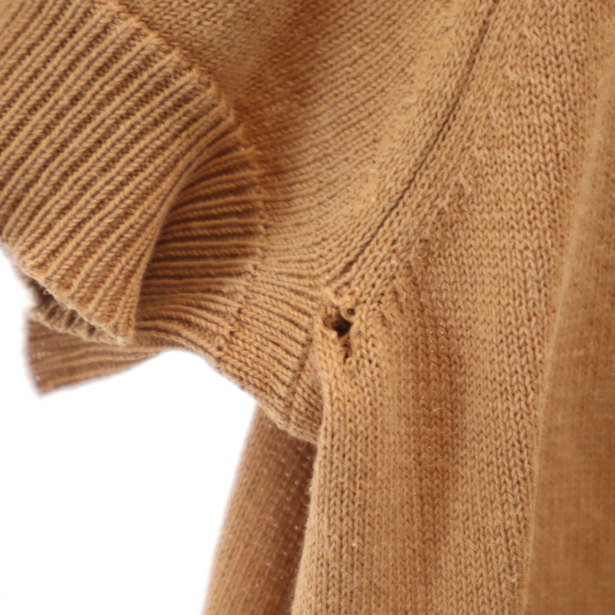 ブラックレーベル ポールスミス 半袖 コットン ニット カーディガン M ブラウン Black Label Paul Smith レディース