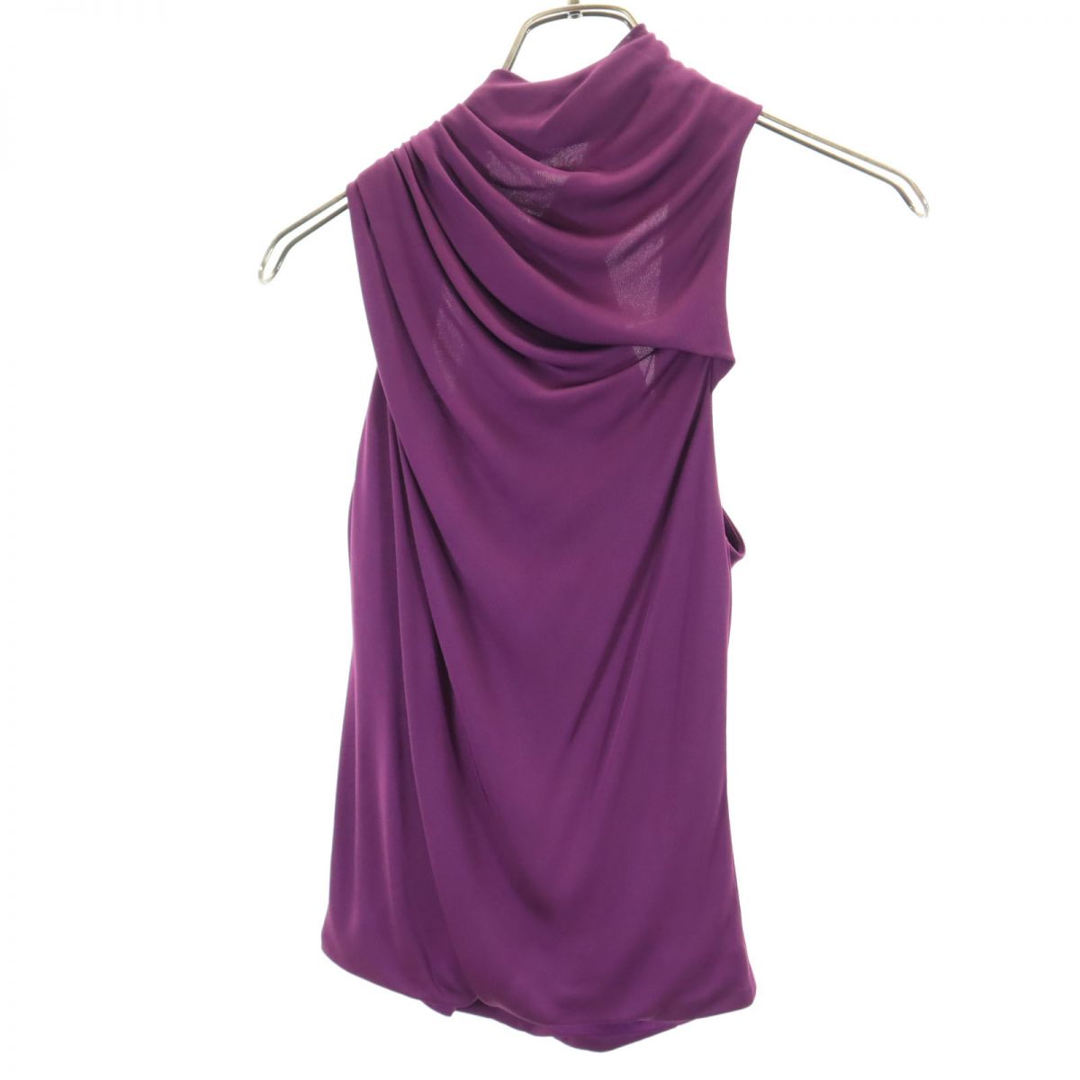 GUCCI グッチ イタリア製 ノースリーブ カットソー 38 パープル レディース