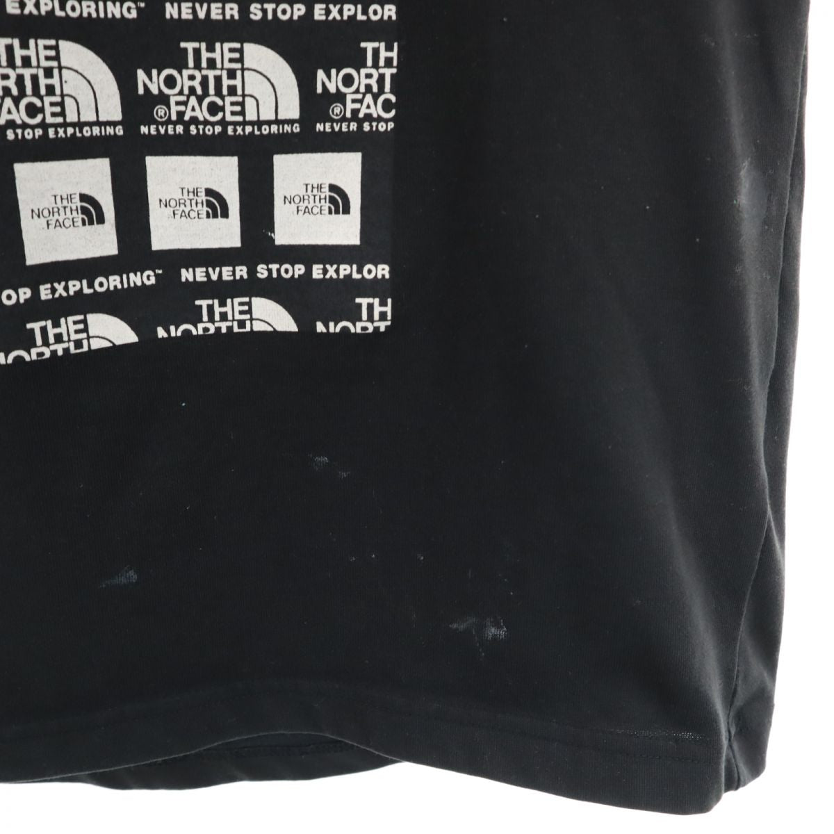 ノースフェイス アウトドア NT31902 両面プリント 半袖 Tシャツ L ブラック THE NORTH FACE メンズ