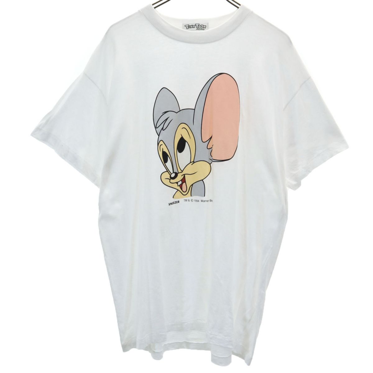 タイニートゥーンズ 90s オールド プリント 半袖 Tシャツ LL ホワイト TINYTOON メンズ