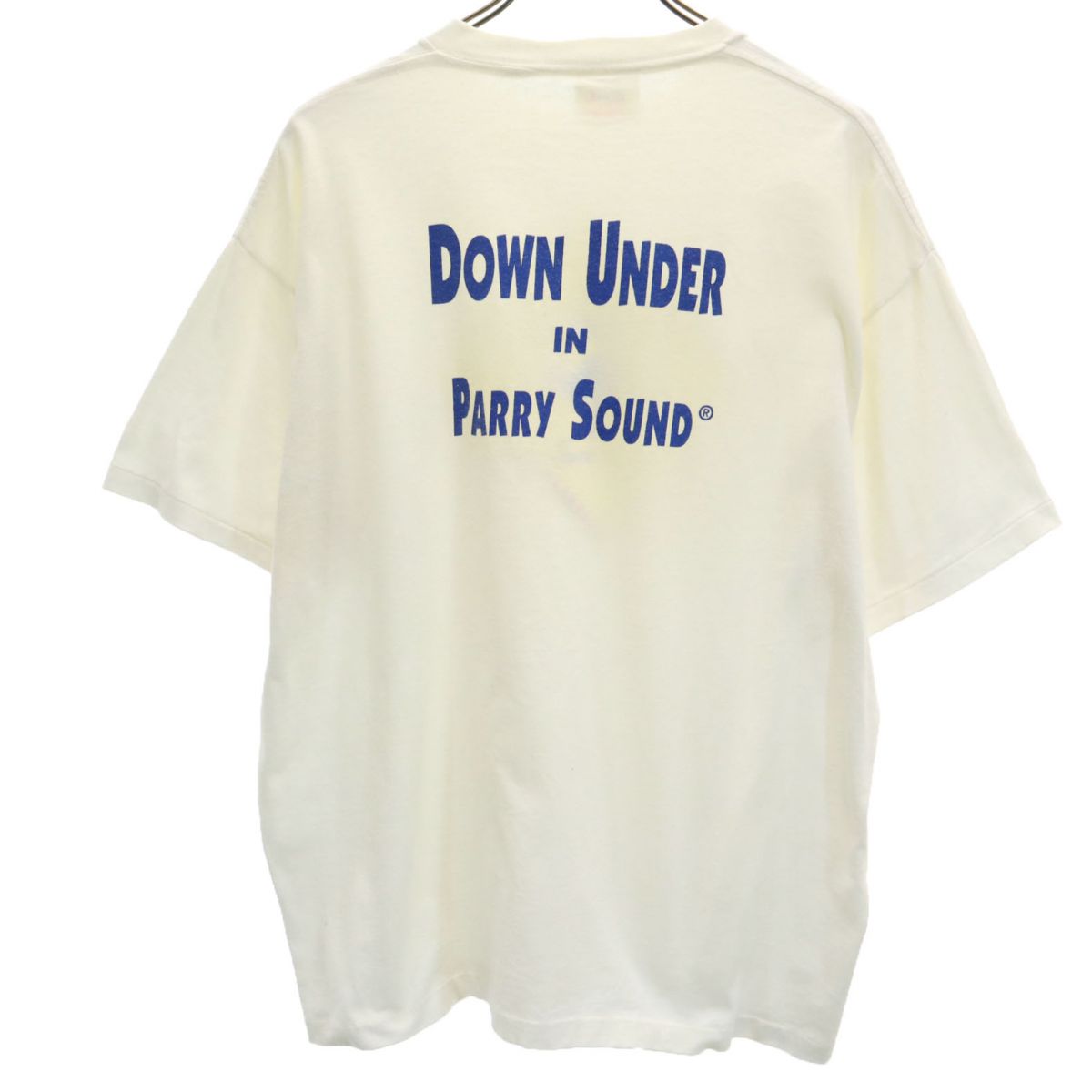 PENMANS 両面プリント 半袖 Tシャツ XL ホワイト メンズ