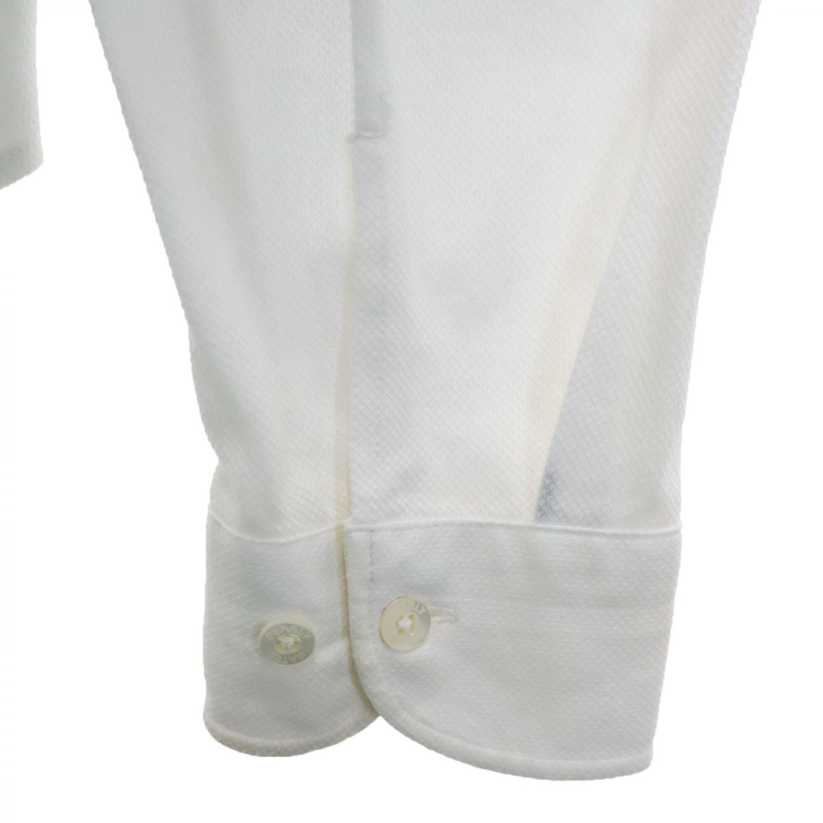 PEARLY GATES パーリーゲイツ ゴルフ 長袖 ハーフボタン ポロシャツ 4 ホワイト メンズ