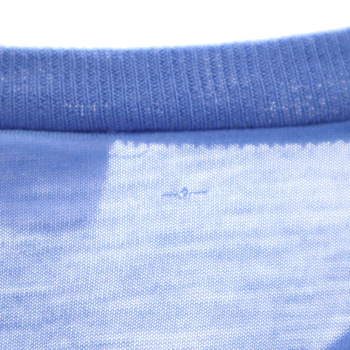 adidas アディダス 80s オールド プリント トレフォイルロゴ 半袖 Tシャツ XL ブルー メンズ