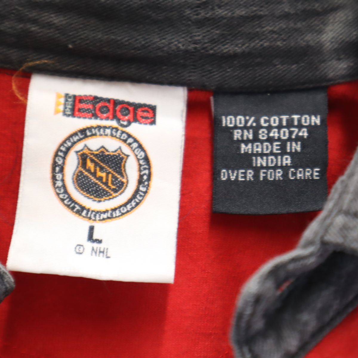 PRO Edge オールド ボーダー 半袖 ポロシャツ L レッド系 PRO Edge メンズ