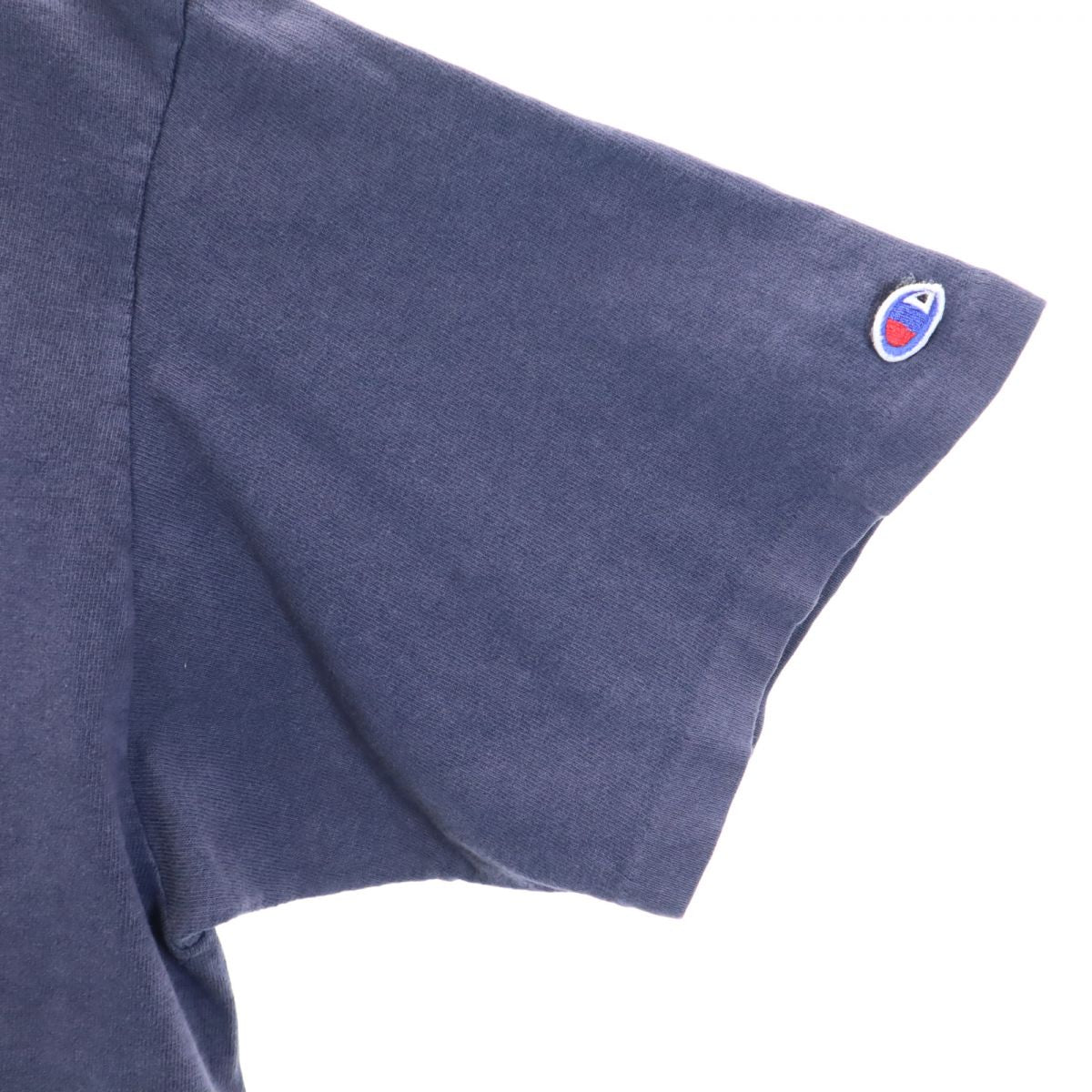 Champion チャンピオン 90s USA製 オールド 青タグ 半袖 Tシャツ L ネイビー メンズ