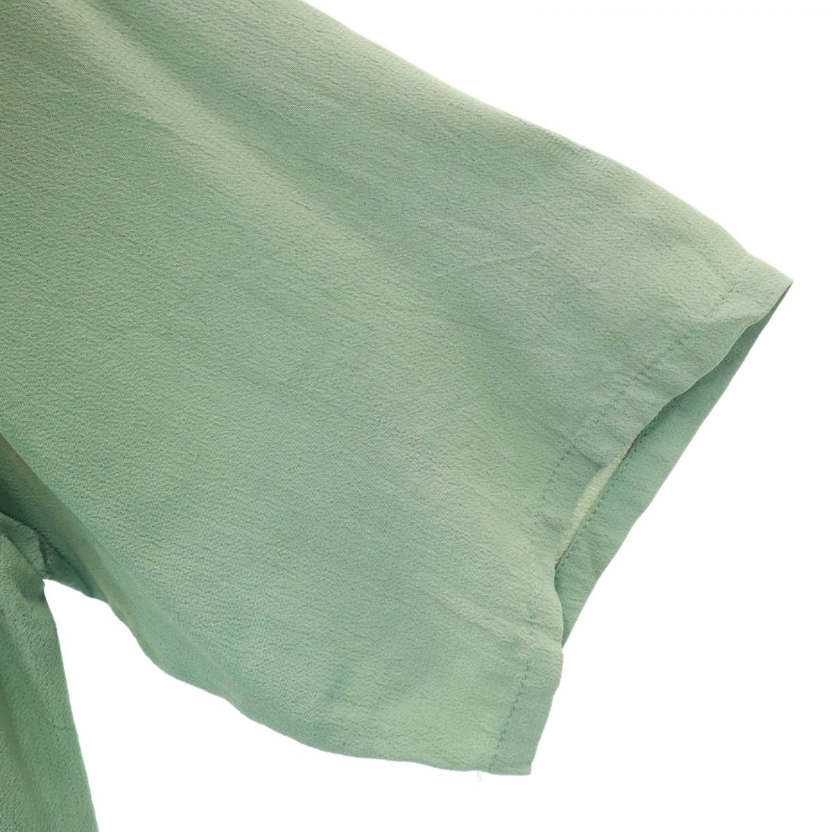 ジャンポールゴルチェ イタリア製 半袖 シャツ 40 グリーン系 ブラウス レディース