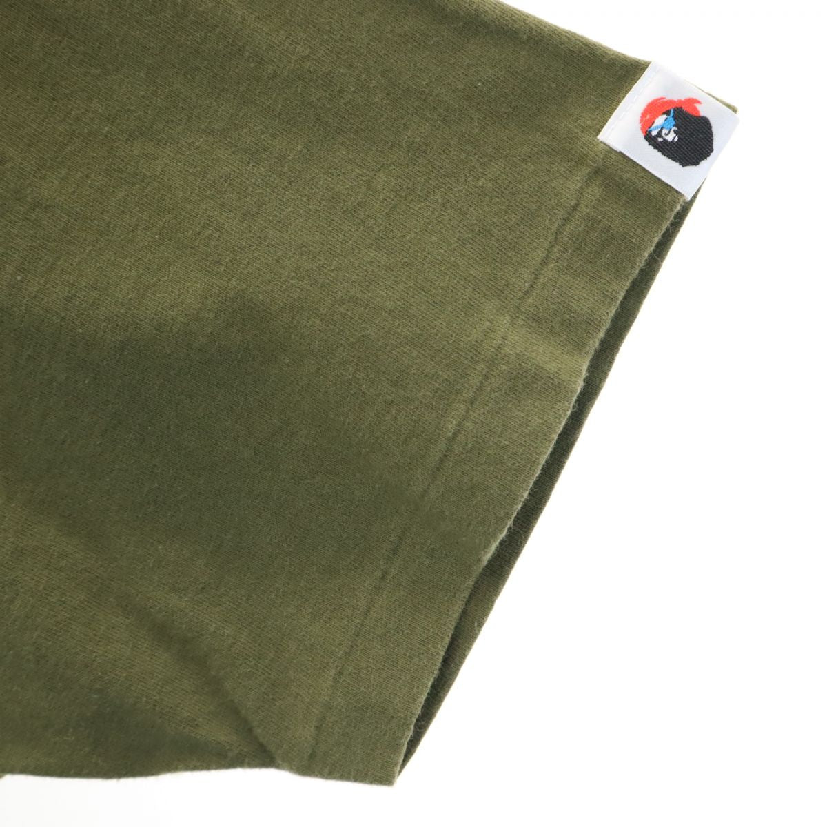 BAPE ベイプ 日本製 プリント 半袖 Tシャツ M グリーン A BATHING APE メンズ