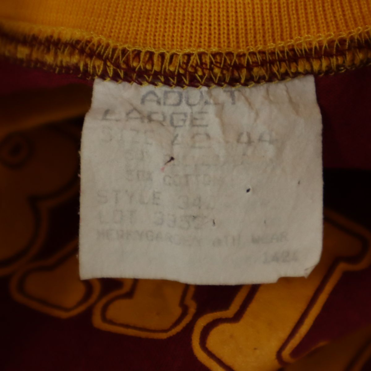 ベンデイビス 80s 90s ヴィンテージ ゲームT プリント 半袖 Vネック Tシャツ L レッド BEN DAVIS メンズ