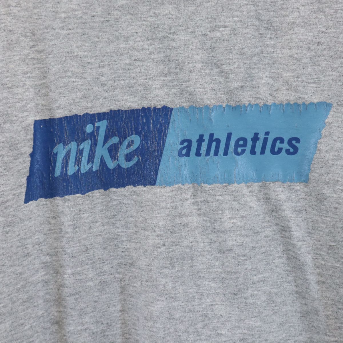 NIKE ナイキ 90s 00s 白タグ オールド プリント 半袖 Tシャツ XL（16-18） グレー系 キッズ
