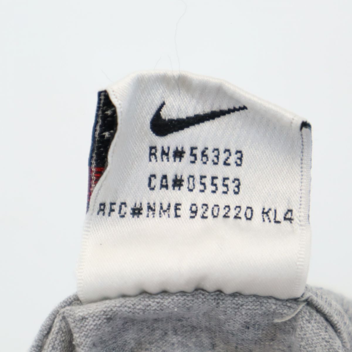 NIKE ナイキ 90s 00s 白タグ オールド プリント 半袖 Tシャツ XL（16-18） グレー系 キッズ