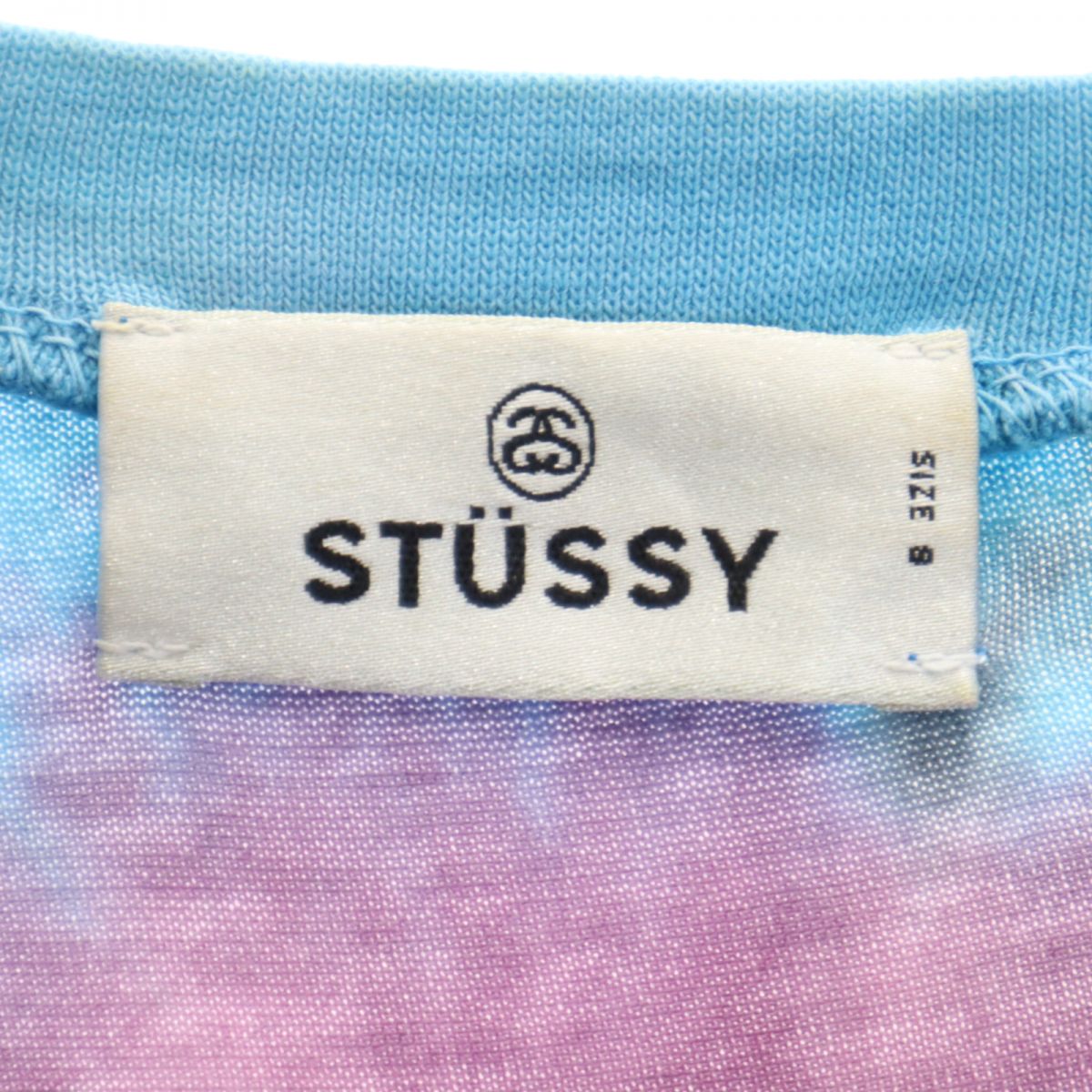 ステューシー プリント 半袖 タイダイ染め Tシャツ S STUSSY メンズ