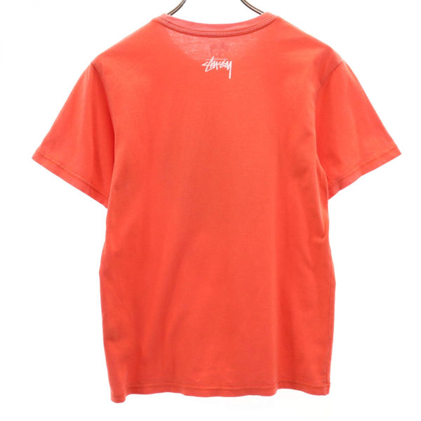 ステューシー 半袖 Tシャツ S オレンジ STUSSY メンズ