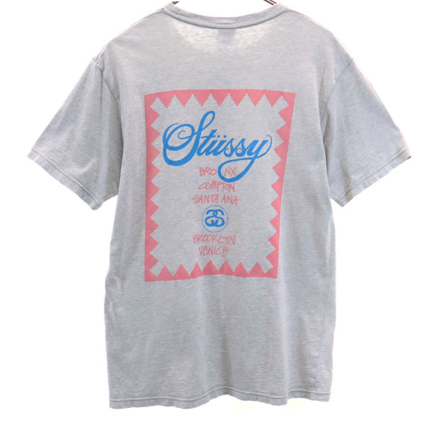 ステューシー 半袖 Tシャツ M グレー STUSSY メンズ