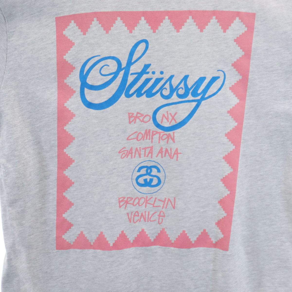 ステューシー 半袖 Tシャツ M グレー STUSSY メンズ