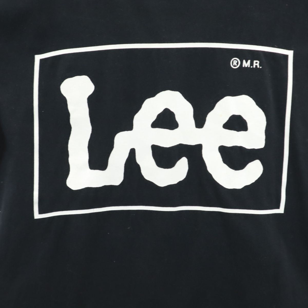 Lee リー 90s USA製 オールド プリント 半袖 Tシャツ M ブラック メンズ