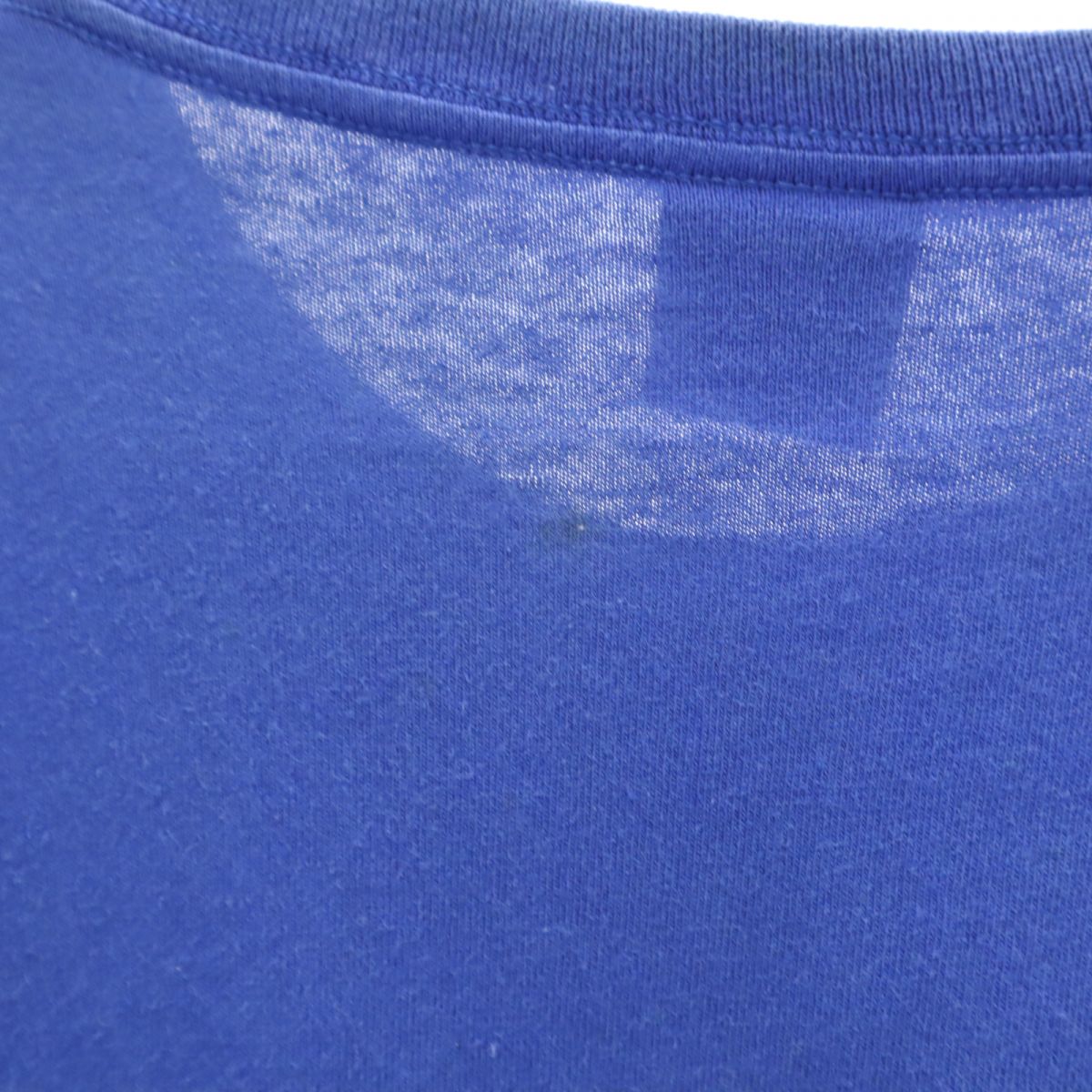 ステューシー 90s USA製 紺タグ オールド プリント 半袖 Tシャツ L ブルー STUSSY メンズ