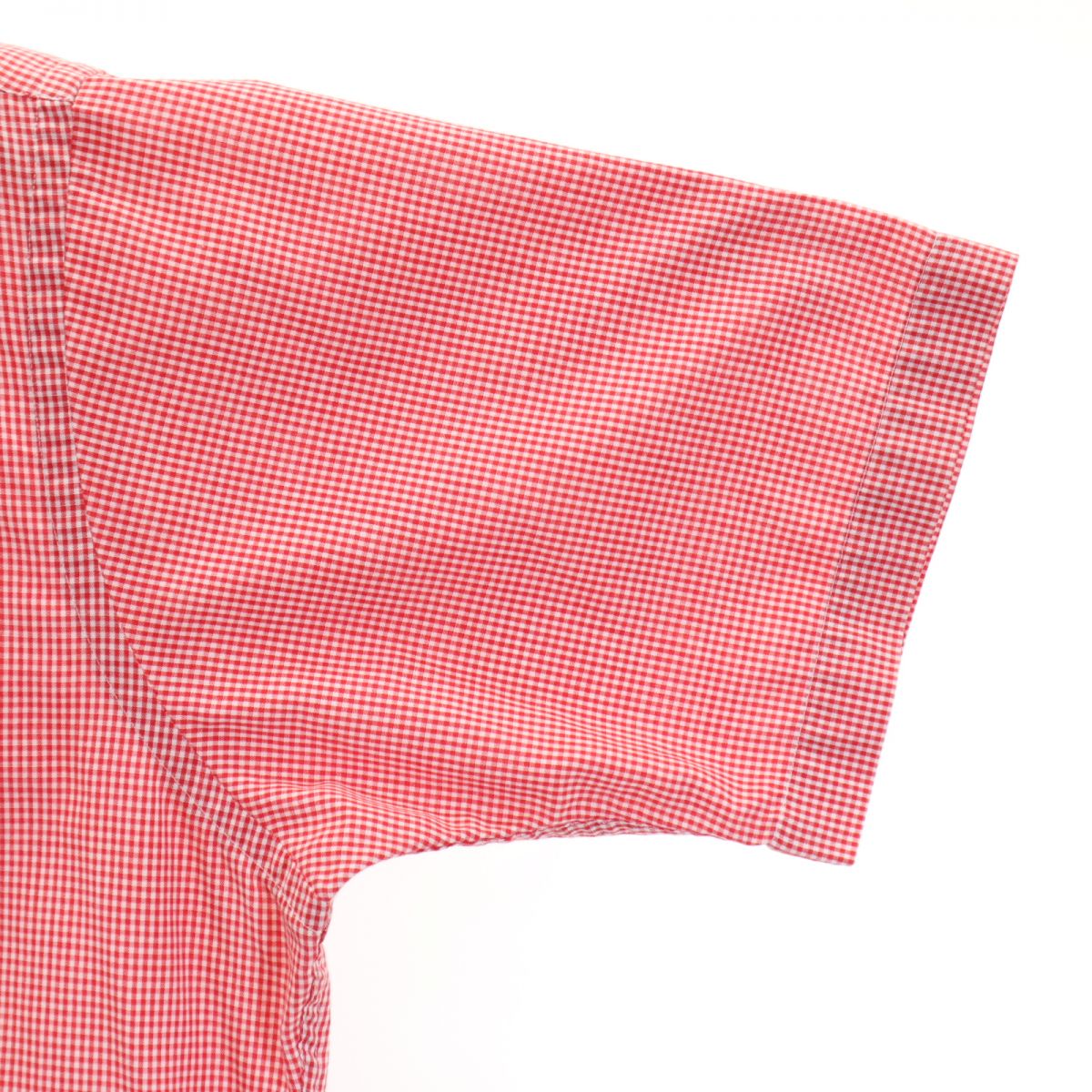 チャップスラルフローレン 70s ヴィンテージ チェック 半袖 ボタンダウンシャツ M レッド系 CHAPS RALPH LAUREN メンズ