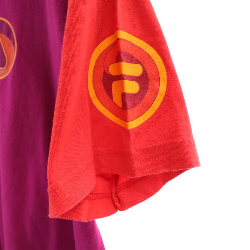 FILA フィラ 90s USA製 オールド 半袖 Tシャツ L パープル系 メンズ